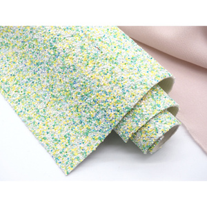 Блестящий материал со средне-крупными блестками Конфитюр